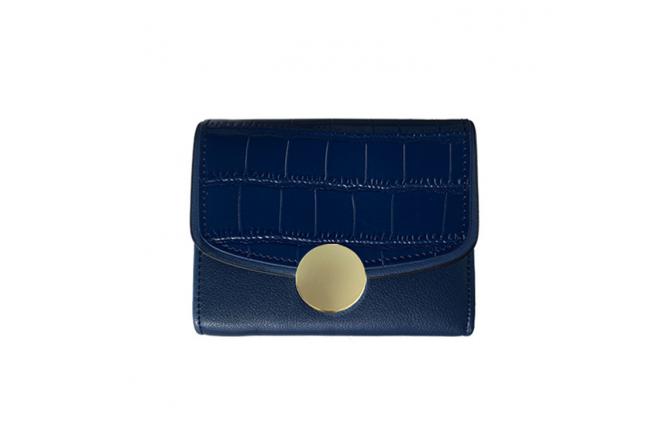 MAYA SHORT WALLET - NAVY